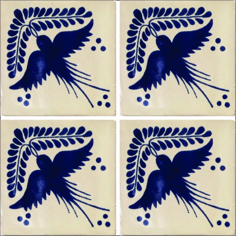 TALAVERA TILES / Talavera Tile 4x4 inch (90 pieces) - Style AZ062 / These beatiful handpainted Mexican Talavera tiles will give a colorful decorative touch to your bathrooms, vanities, window surrounds, fireplaces and more.