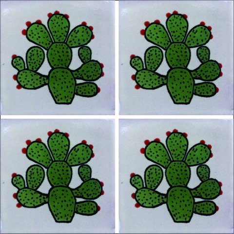 TALAVERA TILES / Talavera Tile 4x4 inch (90 pieces) - Style AZ081 / These beatiful handpainted Mexican Talavera tiles will give a colorful decorative touch to your bathrooms, vanities, window surrounds, fireplaces and more.