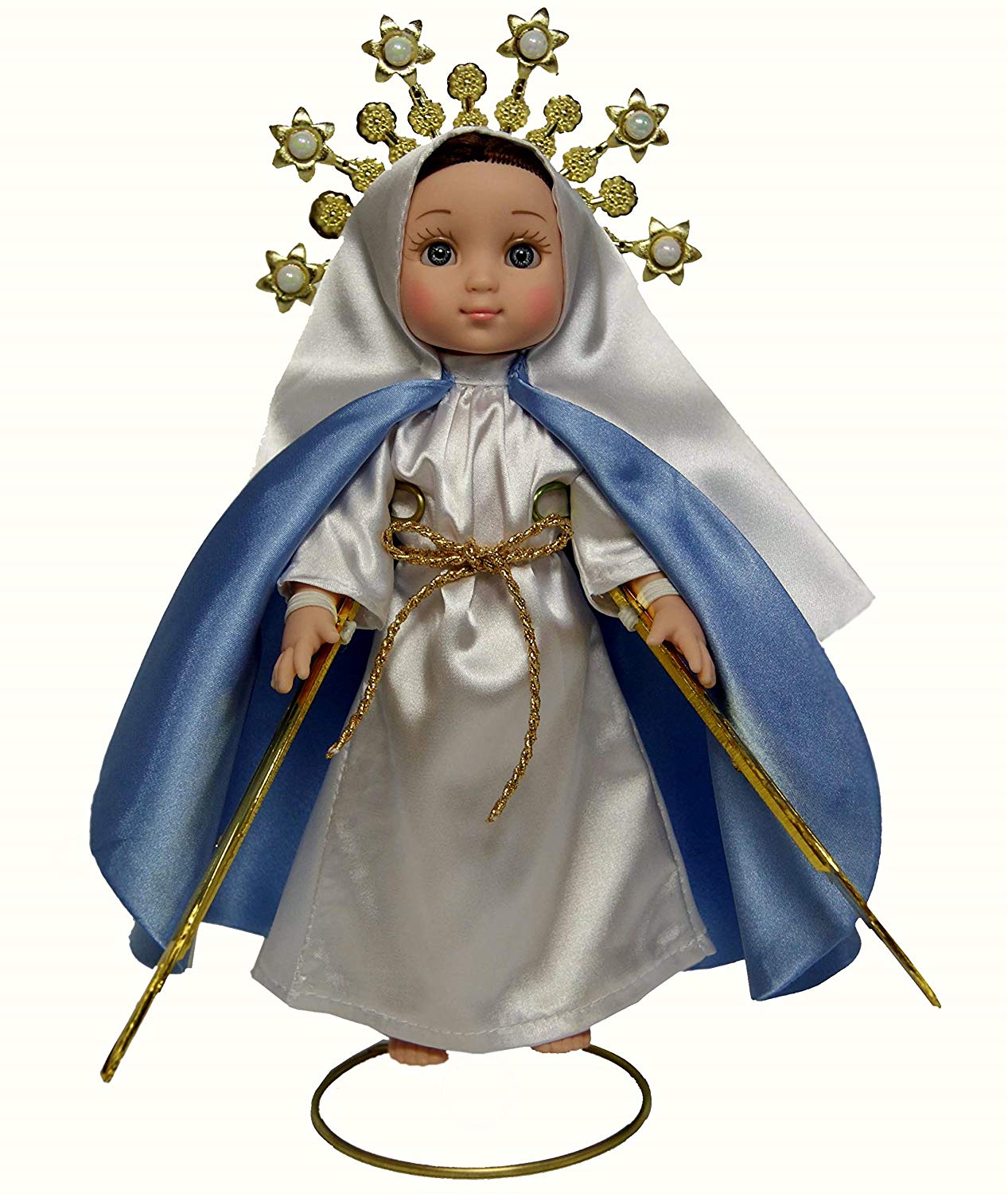 MARIA CONTIGO / Our Lady of The Miraculous Medal 10'' Doll with Rosary