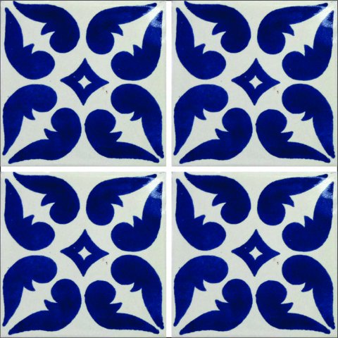 TALAVERA TILES / Talavera Tile 4x4 inch (90 pieces) - Style AZ025 / These beatiful handpainted Mexican Talavera tiles will give a colorful decorative touch to your bathrooms, vanities, window surrounds, fireplaces and more.