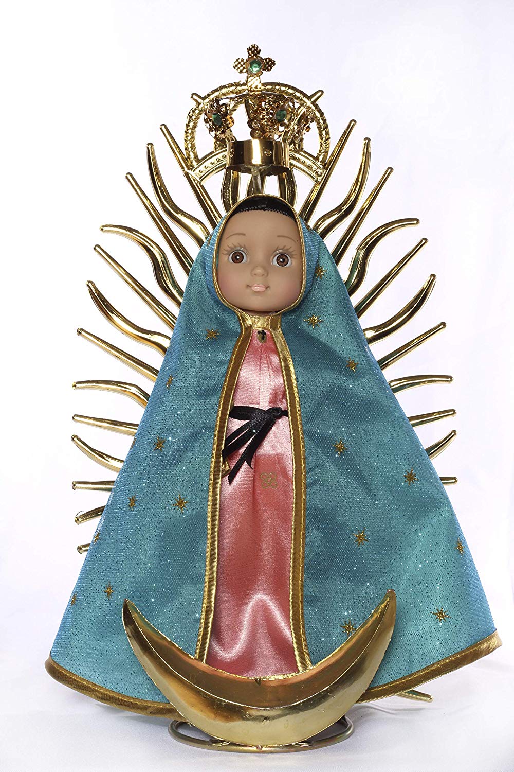 MARIA CONTIGO / Our Lady of Guadalupe 10'' Doll with Rosary 'Special Edition'